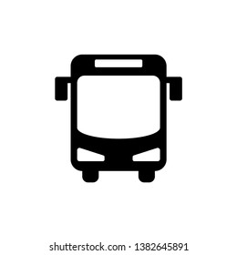 bus icon isolated vector, transportation