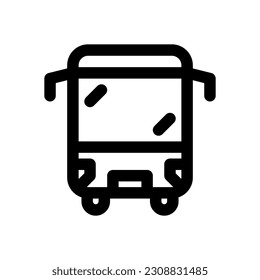 Bussymbol-Style-Vektorgrafik