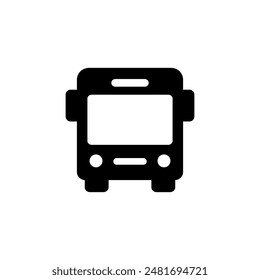 Bus icon logo design. bus sign and symbol