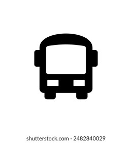 Bus icon logo design. bus sign and symbol