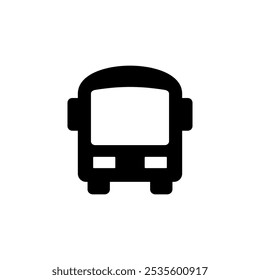 Bus icon logo design. bus sign and symbol