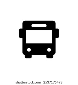 Bus icon logo design. bus sign and symbol