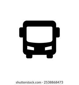 Bus icon logo design. bus sign and symbol