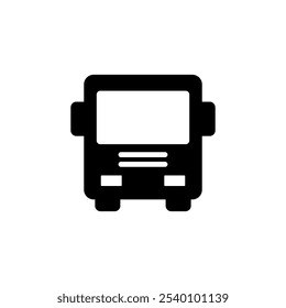 Bus icon logo design. bus sign and symbol