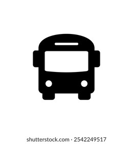 Bus icon logo design. bus sign and symbol