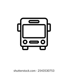 Bus icon logo design. bus sign and symbol