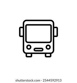 Bus icon logo design. bus sign and symbol