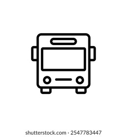 Bus icon logo design. bus sign and symbol