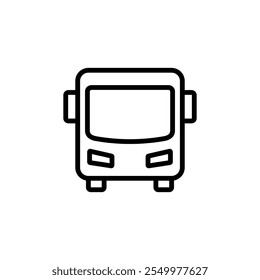 Bus icon logo design. bus sign and symbol