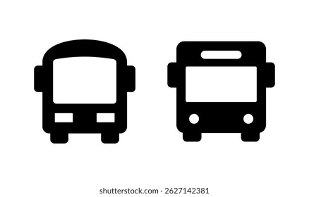 Bus icon logo design. bus sign and symbol