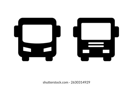 Bus icon logo design. bus sign and symbol