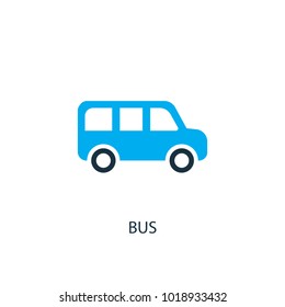 Bus icon. Logo element illustration. Bus symbol design from 2 colored collection. Simple Bus concept. Can be used in web and mobile. Bus icon. Logo element illustration. Bus symbol design from 2 colored collection. Simple Bus concept. Can be used in web and mobile.