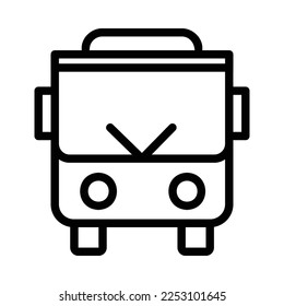 Icono de bus o logotipo para el sitio web. uso perfecto para web, pattem, diseño, etc.


