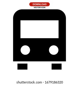 bus icon or logo isolated sign symbol vector illustration - high quality black style vector icons
