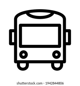 bus icon or logo isolated sign symbol vector illustration - high quality black style vector icons
