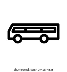 bus icon or logo isolated sign symbol vector illustration - high quality black style vector icons
