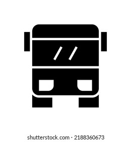 bus icon or logo isolated sign symbol vector illustration - high quality black style vector icons
