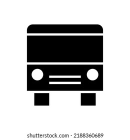 bus icon or logo isolated sign symbol vector illustration - high quality black style vector icons
