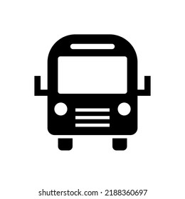 bus icon or logo isolated sign symbol vector illustration - high quality black style vector icons
