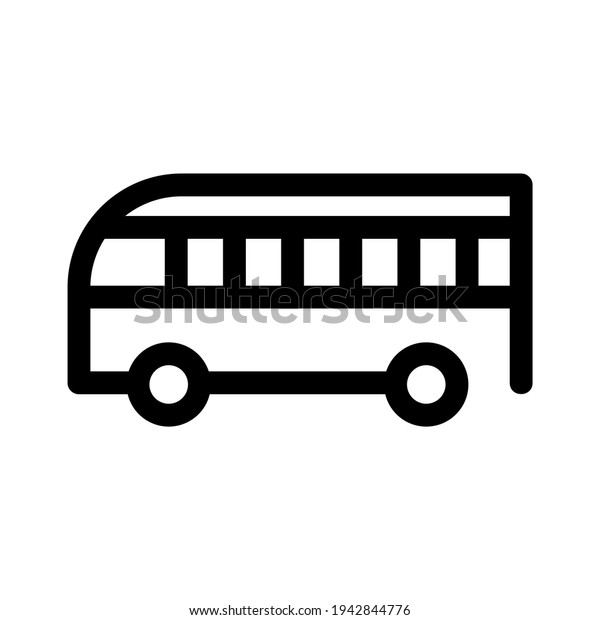 bus icon or logo\
isolated sign symbol vector illustration - high quality black style\
vector icons\
