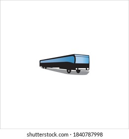 Bus icon logo, vector design illustration 