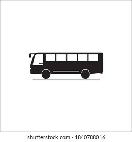 Bus icon logo, vector design illustration 