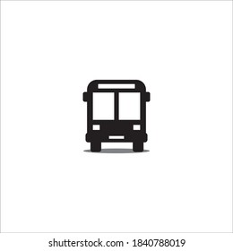 Bus icon logo, vector design illustration 