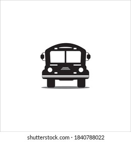 Bus-Symbol-Logo, Vektorgrafik 