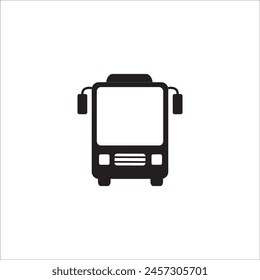 bus icon logo vector design