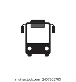 bus icon logo vector design