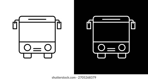 Diseños del logotipo del icono del autobús. conjunto moderno del diseño del icono