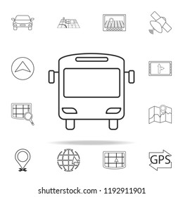 bus icon. navigation icons universal set for web and mobile