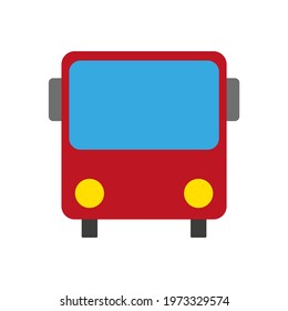 bus icon on white background