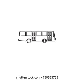 Bus Icon on white background