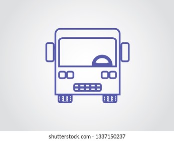 Bus Icon Outline