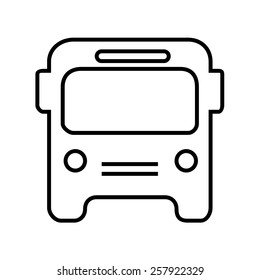 Bus Icon Outline