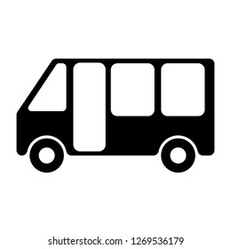 Bus icon. School Bus symbol vector.