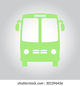 Bus icon. Schoolbus simbol.