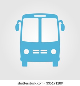 Bus icon. Schoolbus simbol.