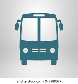 Bus icon. Schoolbus simbol.