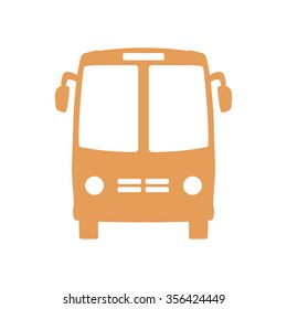 Bus icon. Schoolbus simbol.