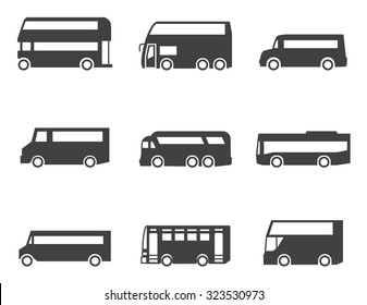 Bus Icon Set