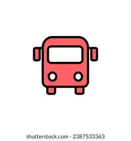 Bus icon set illustration. bus sign and symbol. transport symbol