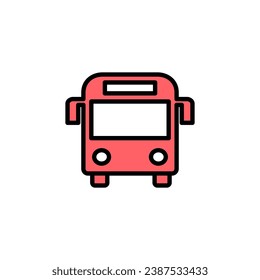 Bus icon set illustration. bus sign and symbol. transport symbol