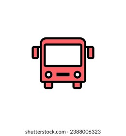 Bus icon set illustration. bus sign and symbol. transport symbol