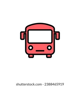 Bus icon set illustration. bus sign and symbol. transport symbol