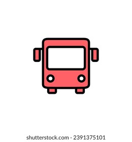 Bus icon set illustration. bus sign and symbol. transport symbol