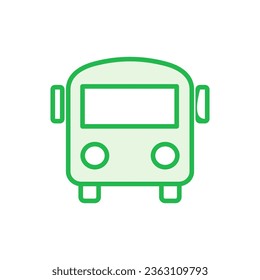 Bus icon set. bus vector icon