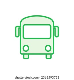 Bus icon set. bus vector icon