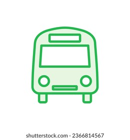 Bus icon set. bus vector icon